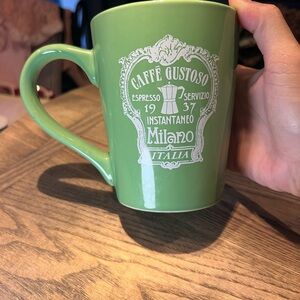 Milano Green Dining Mug with Decorative Design HTF